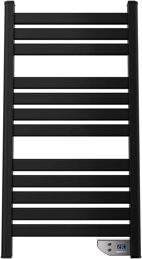 Badheizkörper ReadyWarm 9090 Twin Towel, 55 x 4 x 102 cm Schwarz