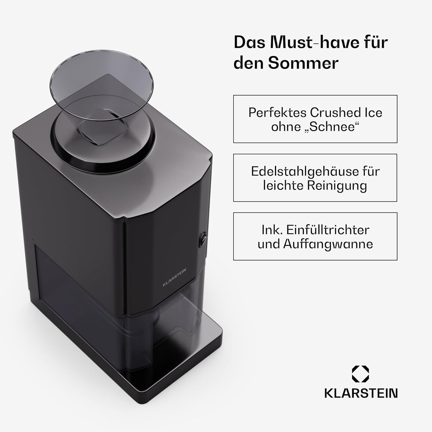 Eiscrusher mit Sicherheitsschalter