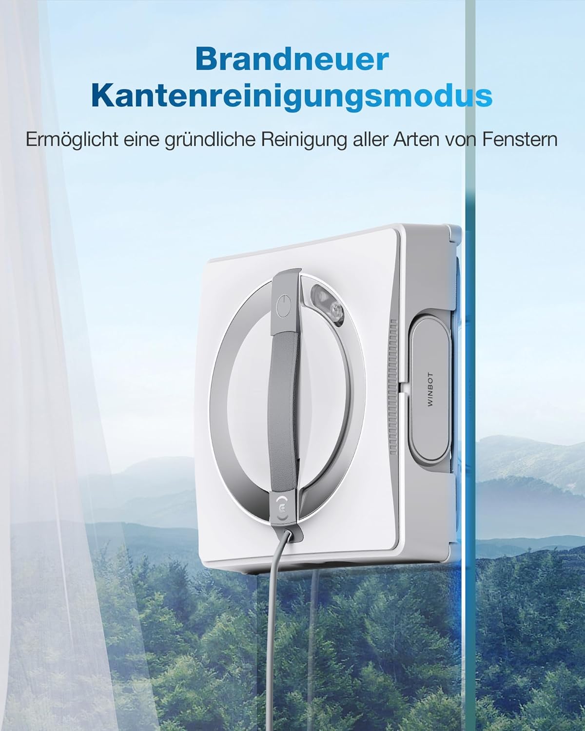 Winbot W2 Omni Fensterputzroboter mit Multifunktionsstation, W2 OMNI