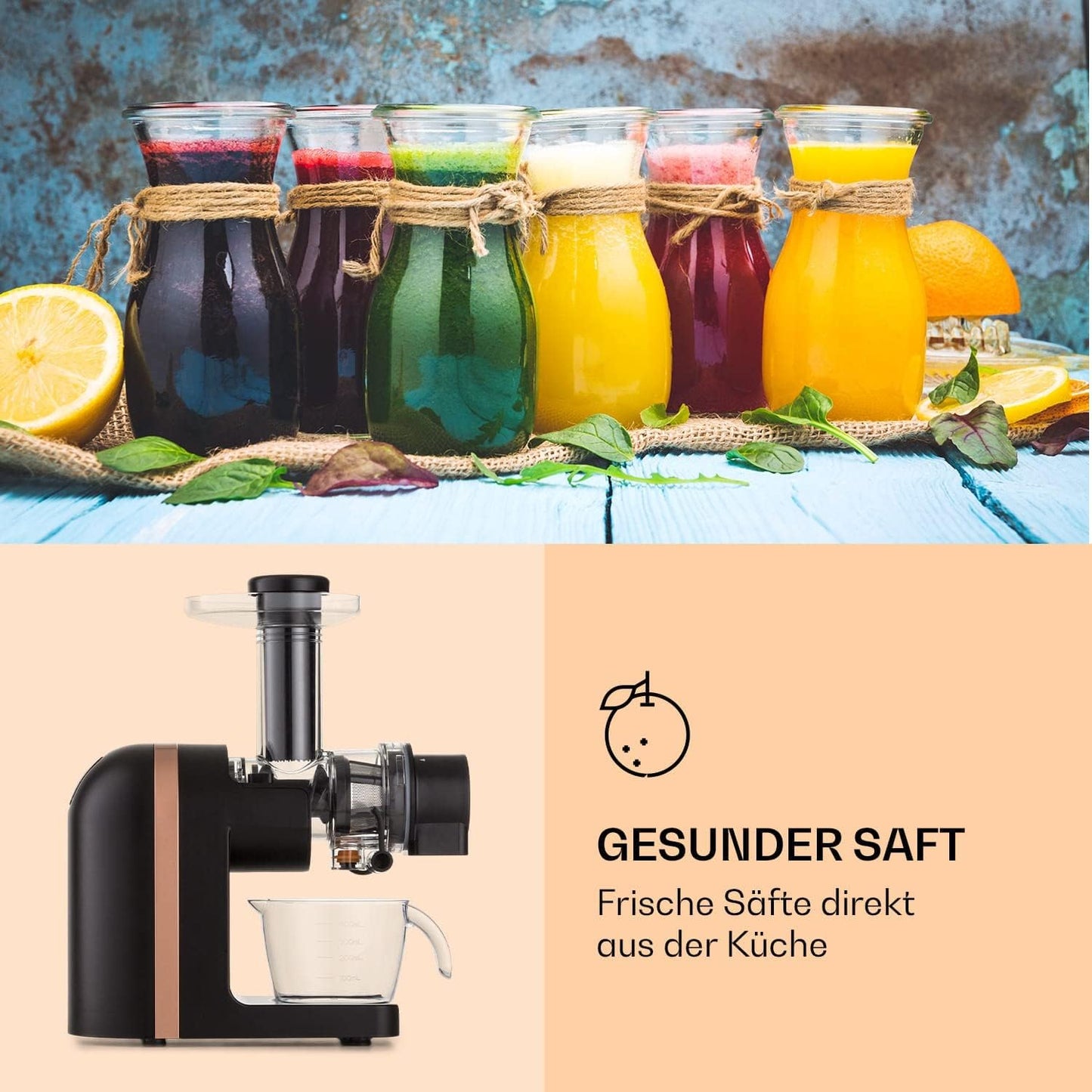Saftpresse, Schwarz
