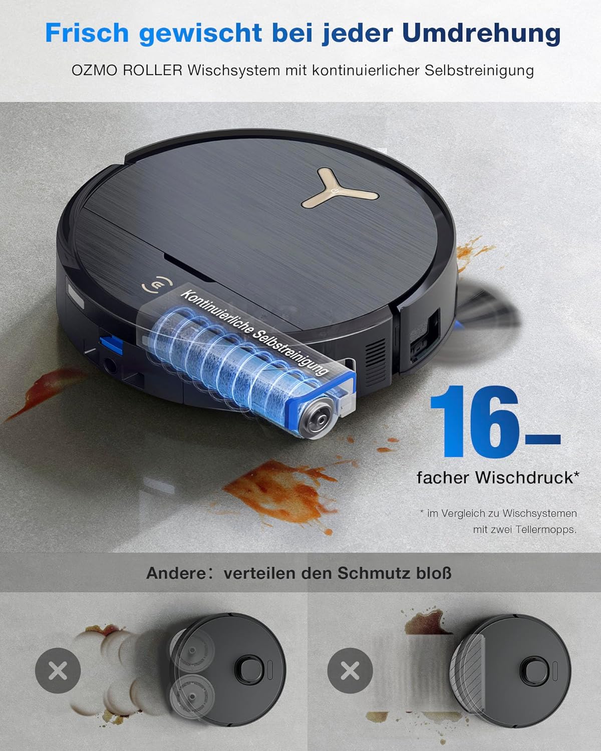 DEEBOT X9 PRO Saugroboter mit Wischfunktion
