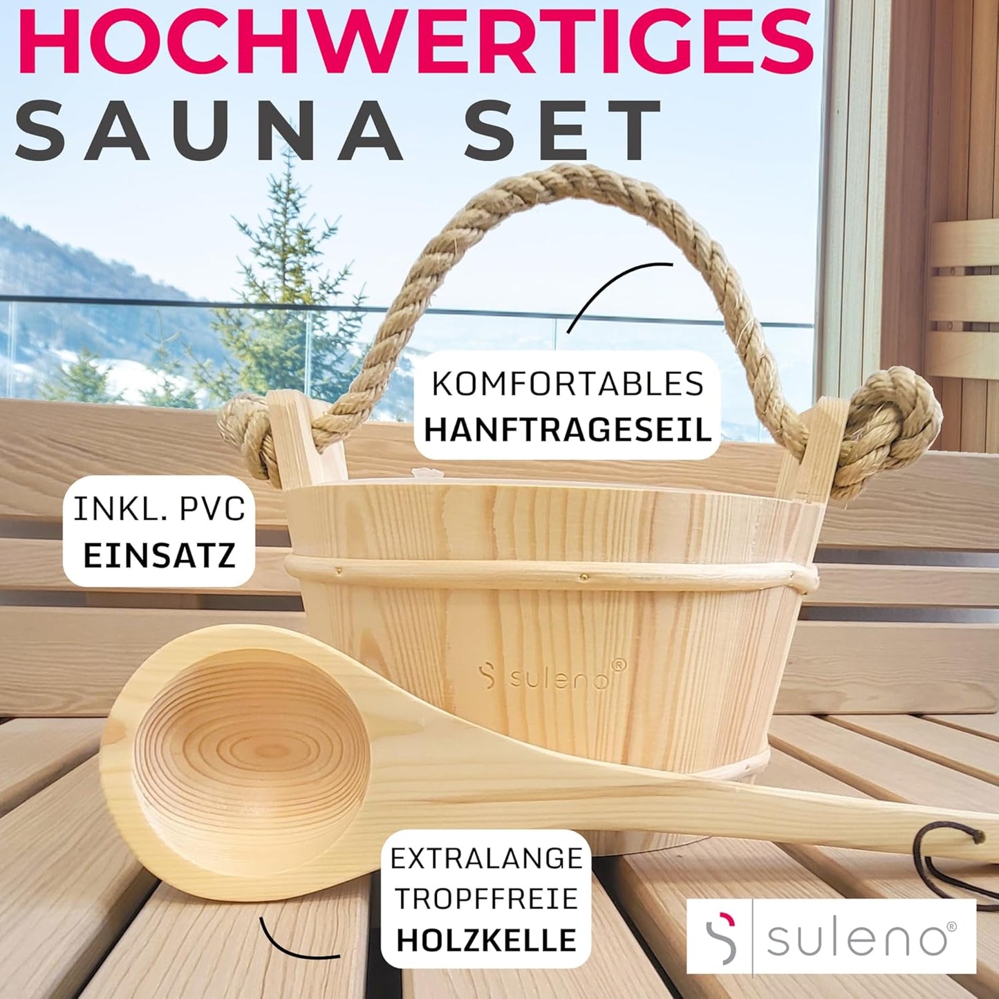 Sauna-Zubehör Set