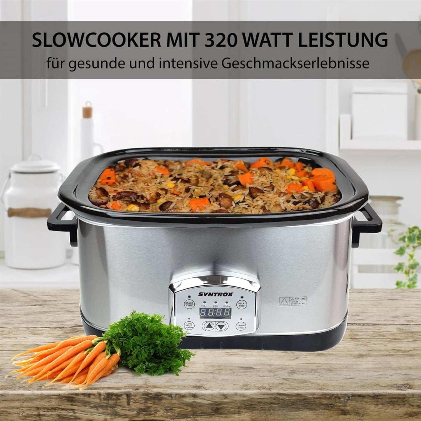 Slow Cooker, 7.5 Liter
