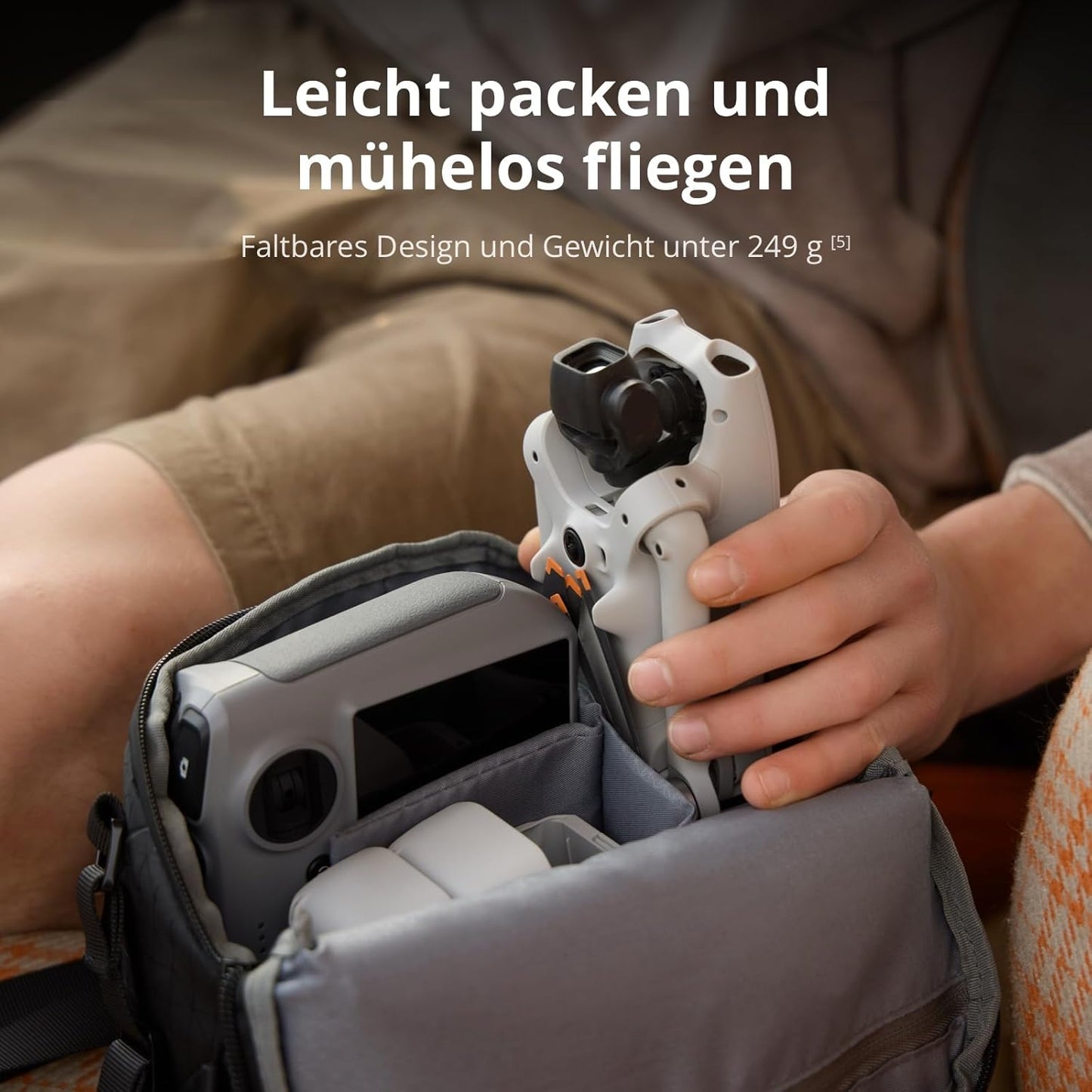Lito X1 Combo Kameradrohne mit Hinderniserkennung, DJI Lito X1 Combo mit zwei Akkus (DJI RC-N3)