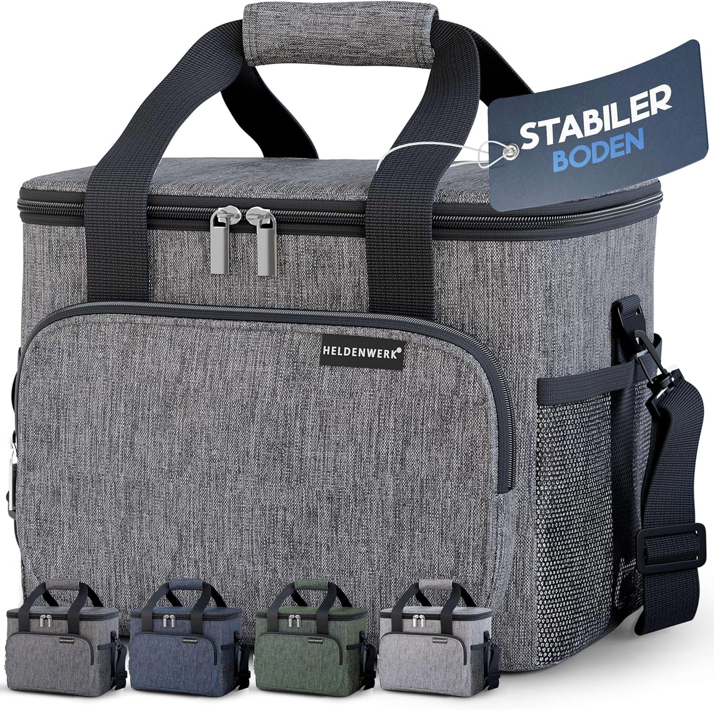 Kühltasche inkl. Flaschenöffner, Dunkelgrau 20L
