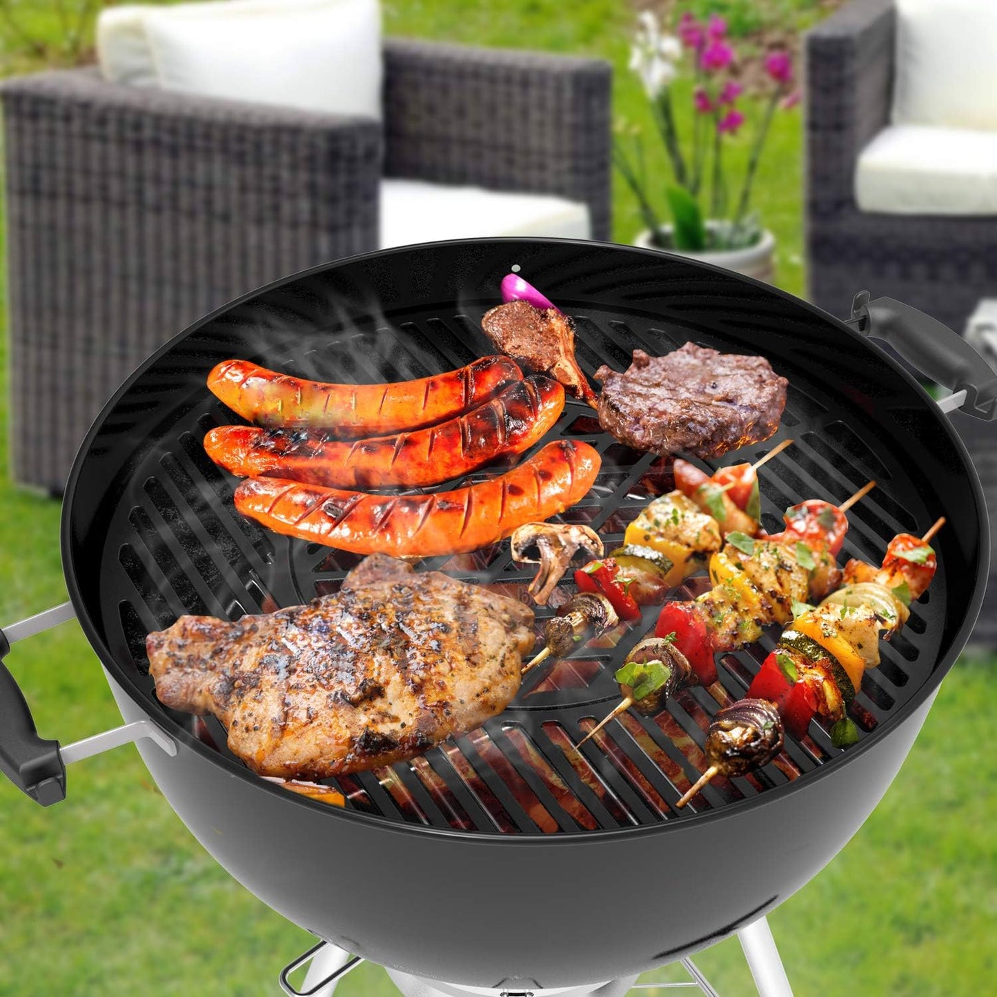Grillrost-System für Kugelgrill