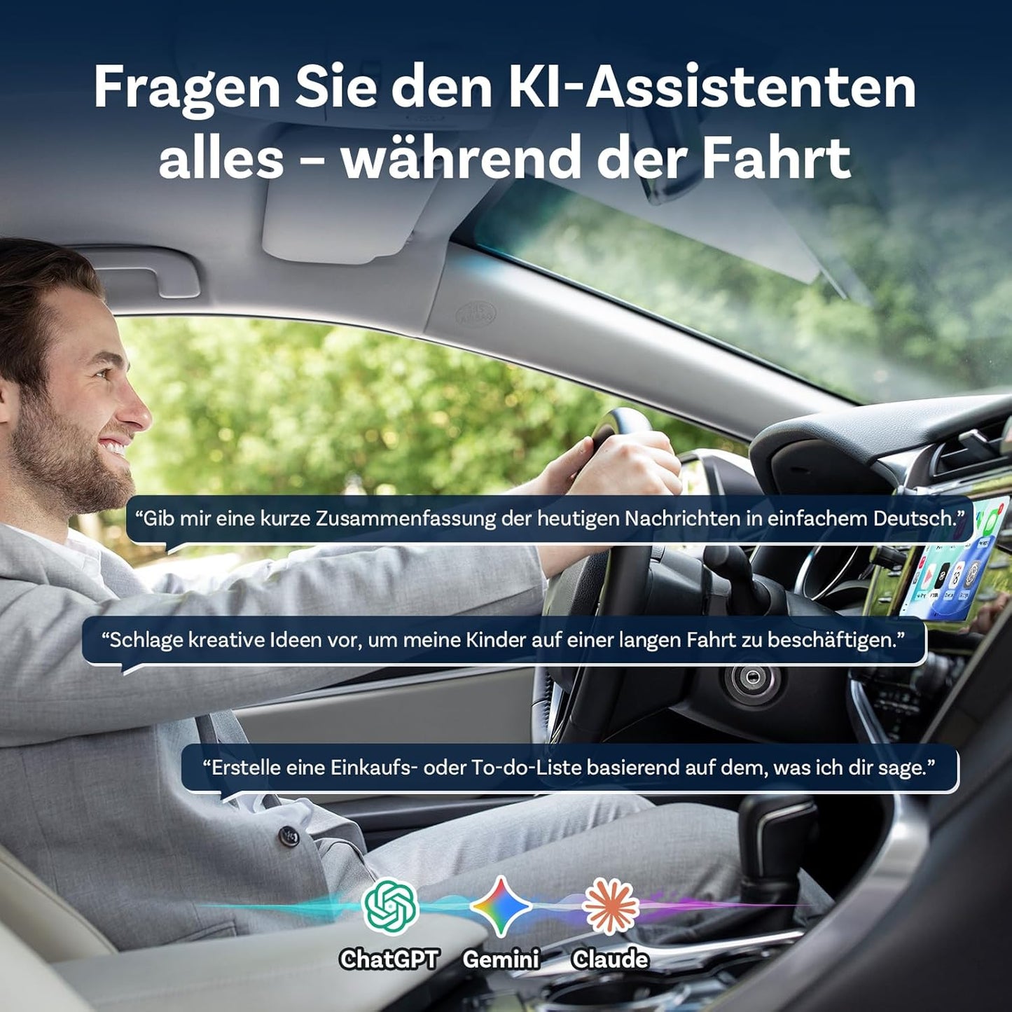Mini Pico 2-in-1 Wireless CarPlay & Android Auto Adapter