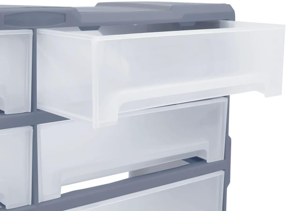 Multi Schubladen-Organizer, Grau 8 Schubladen