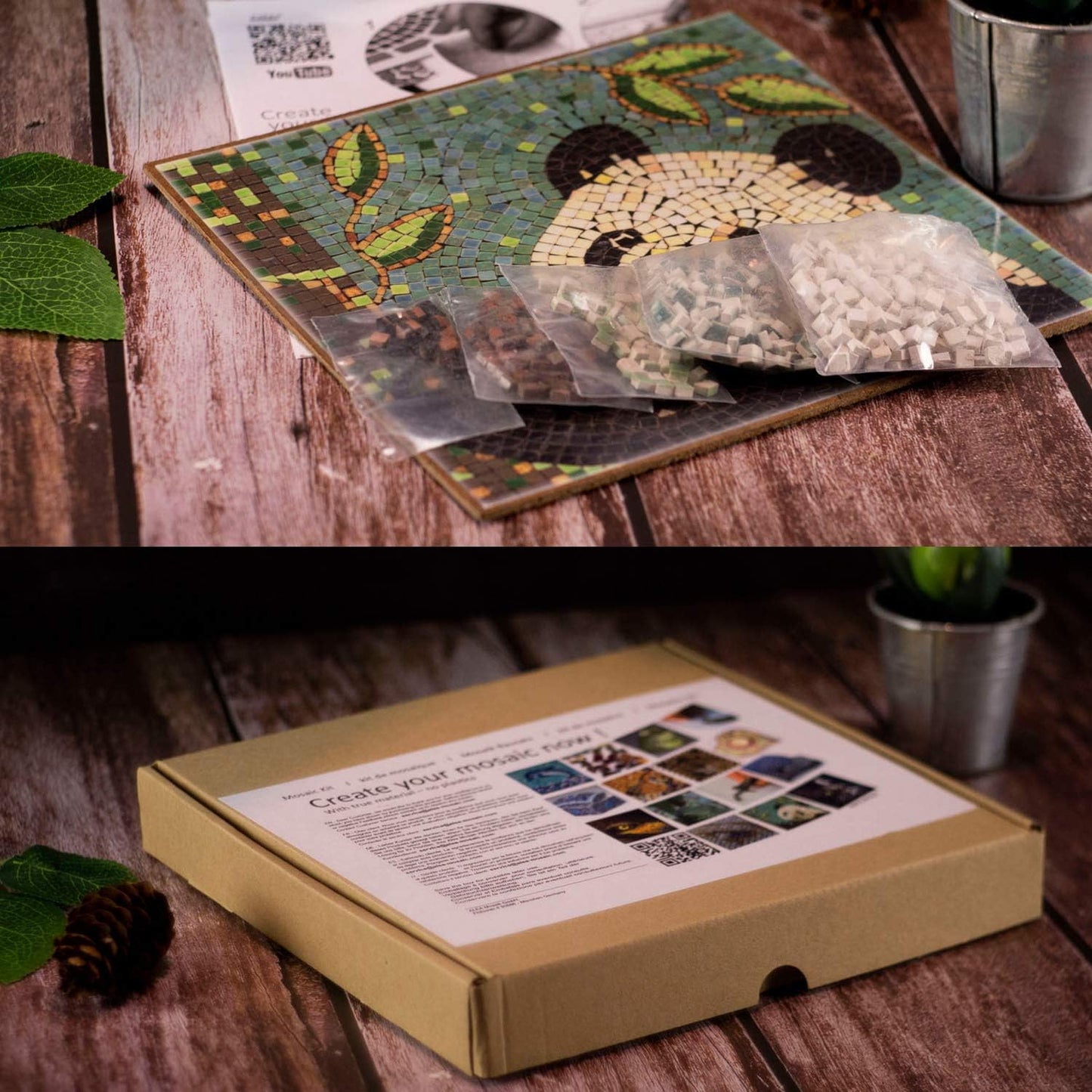 Mosaik Bastelset - Panda, Panda