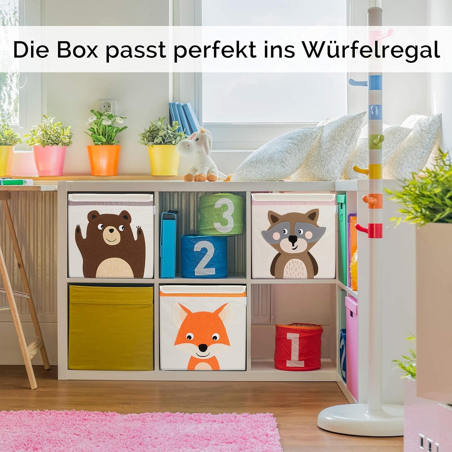 Aufbewahrungskiste für das Kinderzimmer, Henry Honigbär