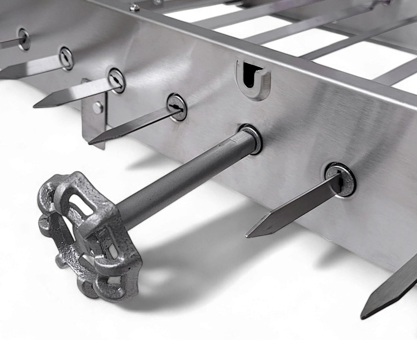 Schaschlik Spiessdreher mit Motor für 9 Spiesse, für 9 Spiesse