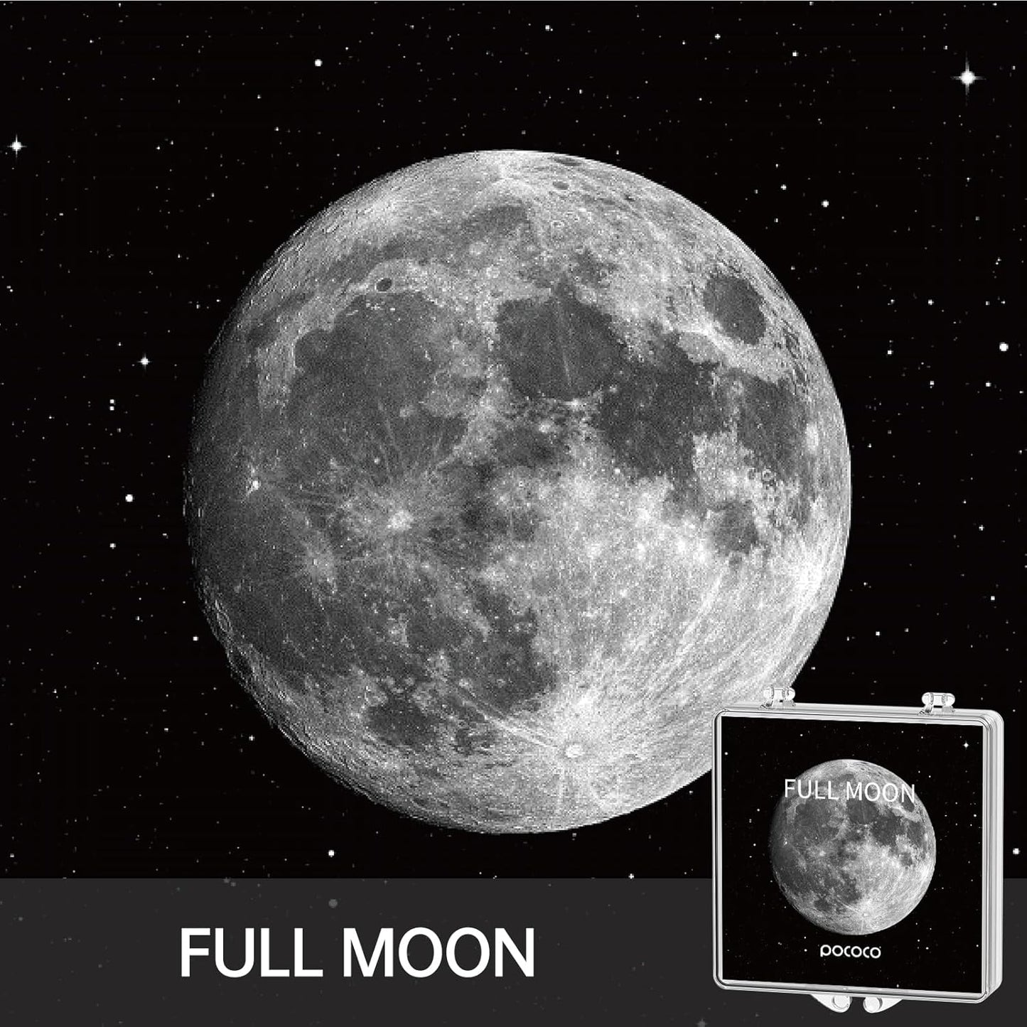 Galaxy Projektor Scheiben-Set (6 Stück, 5K Ultra HD), Moon