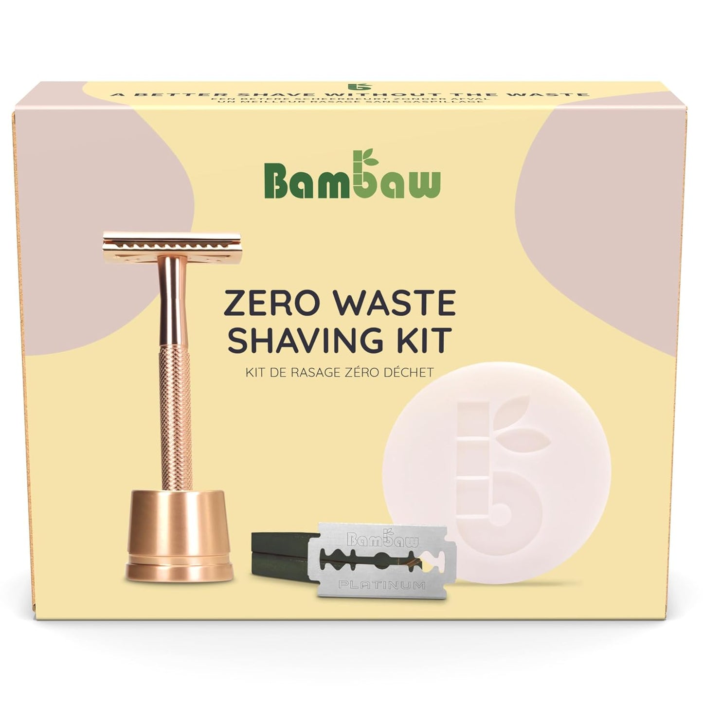 Zero Waste Shaving Kit, Roségold
