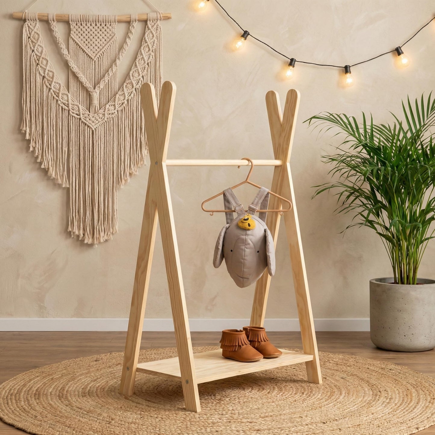Kinder-Kleiderständer Tipi, M