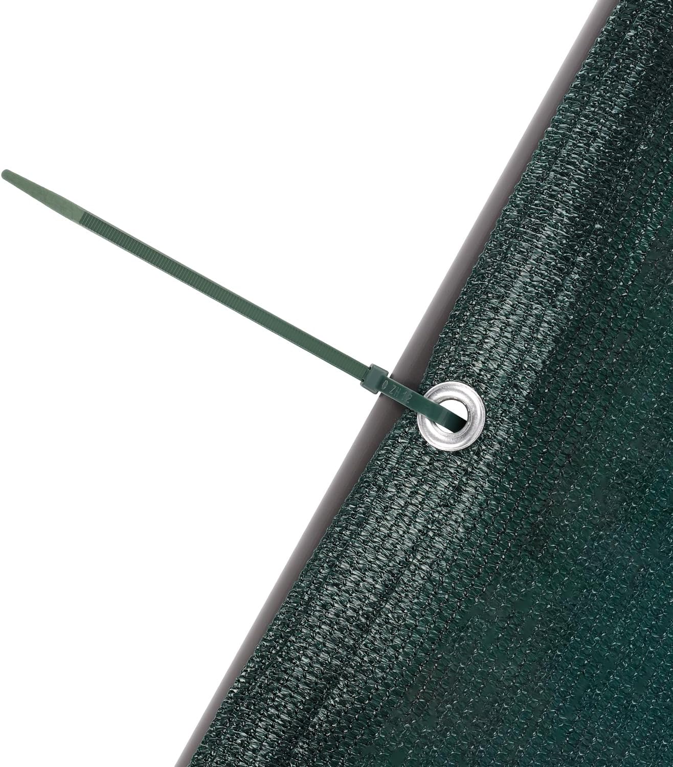 Balkonsichtschutz inkl. Kabelbinder, 0.9x5m (mit Kabelbinder) Grün