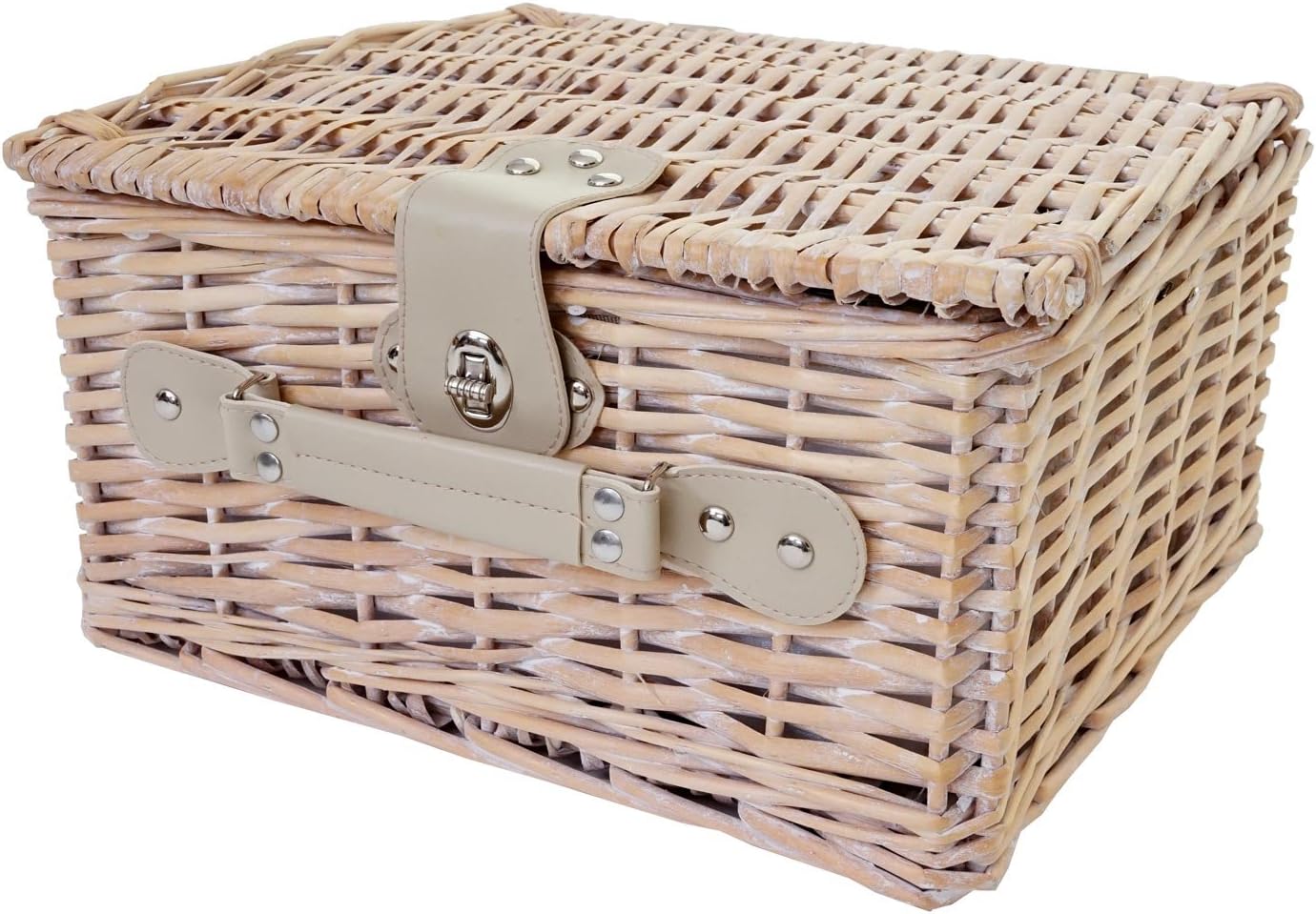 Picknickkorb-Set für 4 Personen mit Kühlfach