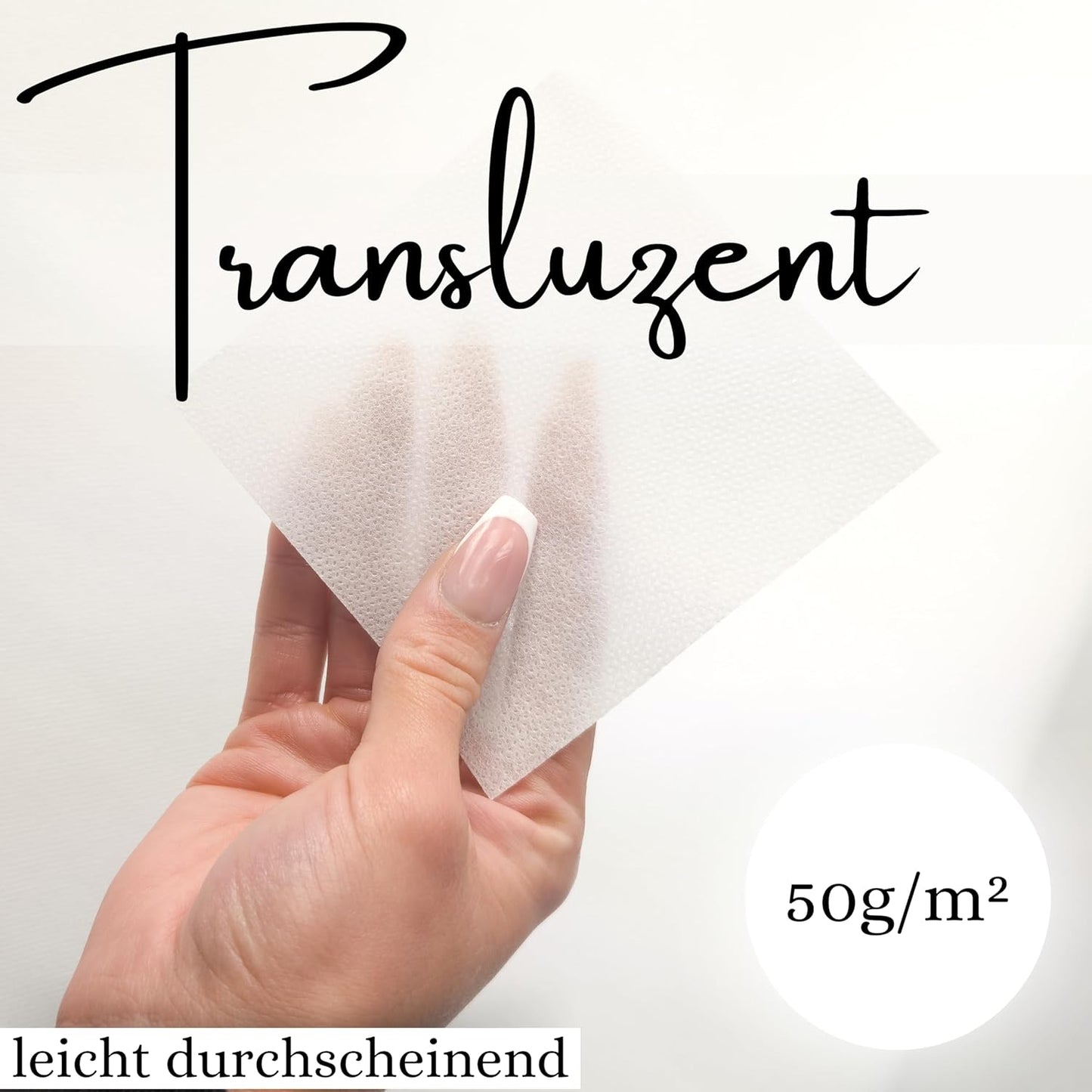 Zuschneidbare Tischdeckenrolle Light, Weiß