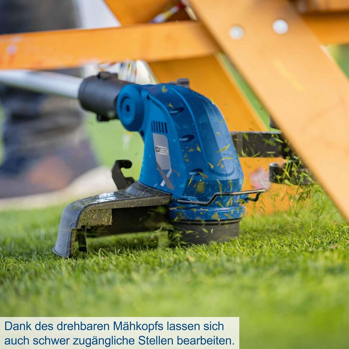 C-LT300-X- 20V Accu grastrimmer set (1x 2.0Ah), mit 2Ah Akku & Ladegerät