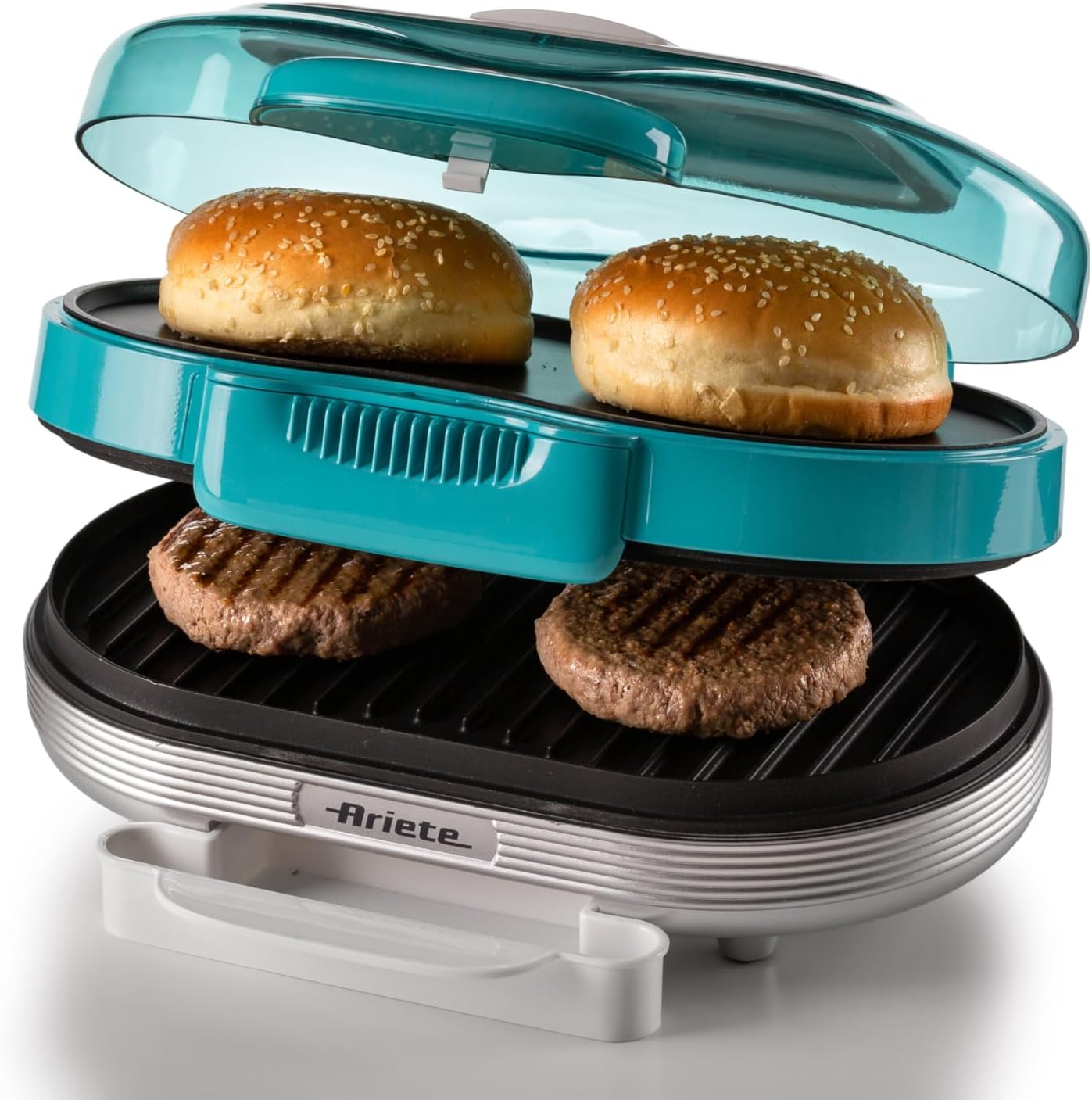 205 Hamburger-Gerät Party Time, doppelte Antihaftplatten