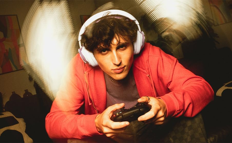 Quantum 650 Kabelloses Bluetooth-Gaming-Headset, Weiss