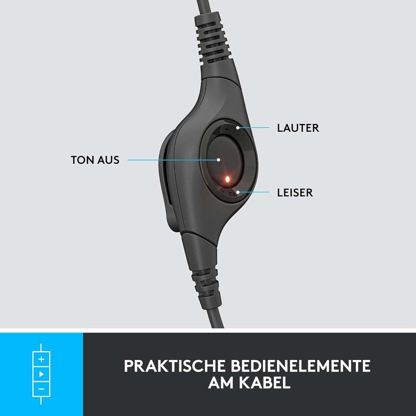 H390 Headset mit Rauschunterdrückung, H390 USB-A Schwarz