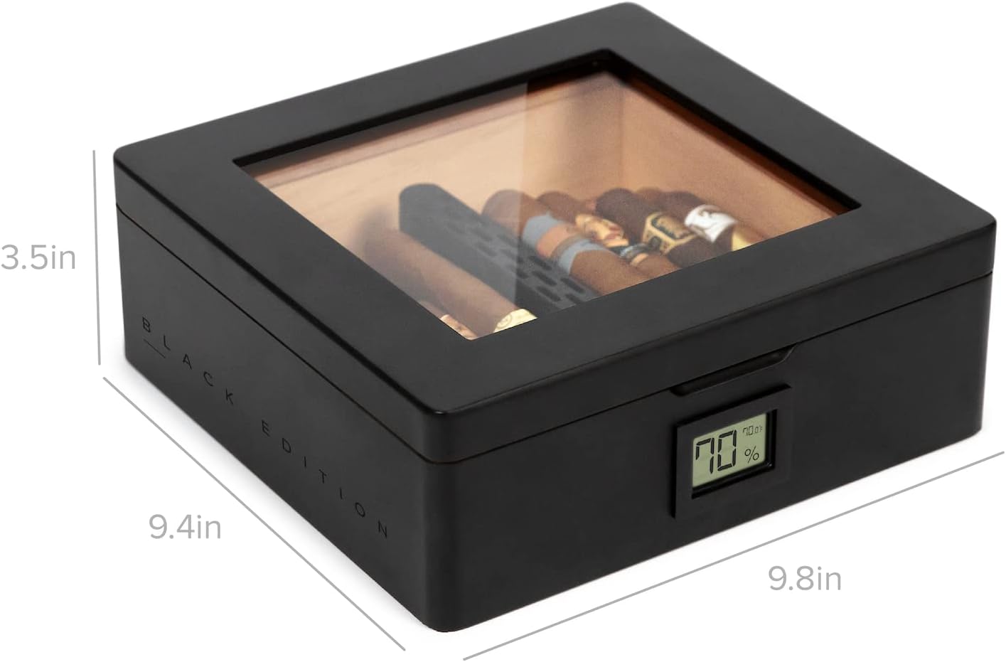 Humidor, Schwarz