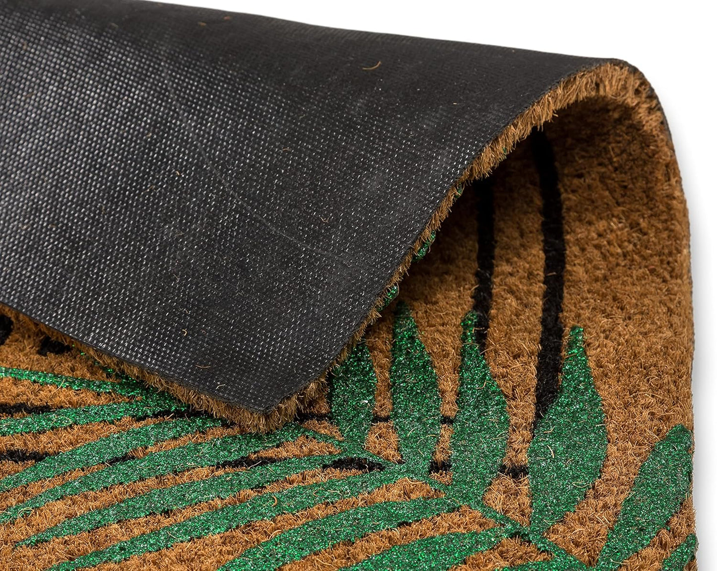 Fussmatten-Set aus Kokosfasern (2 Stück, 40x60 cm), 40 x 60 cm - 2er Set Hsh Palmen