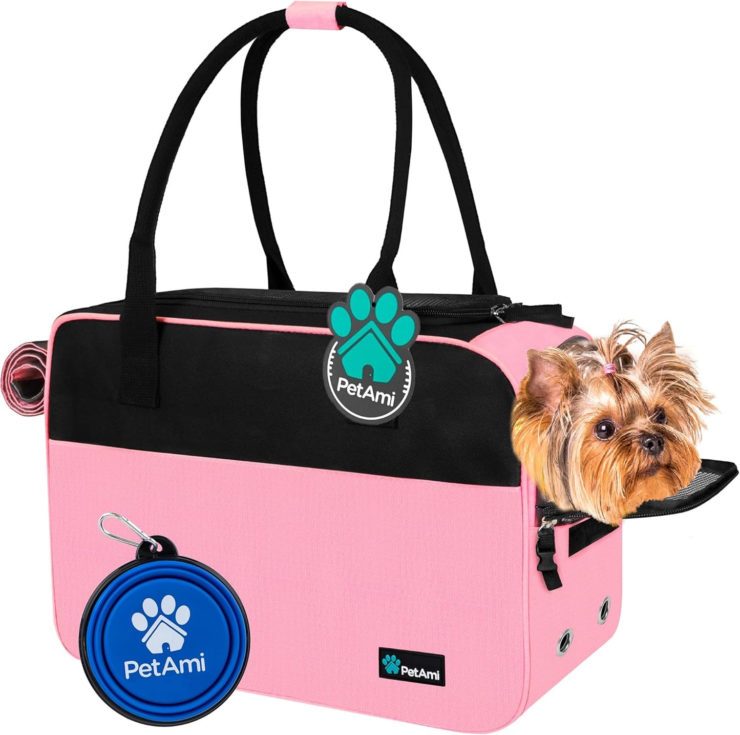 Transporttasche für Haustiere bis 5,4 kg, Pink, One Size (Pack of 1)