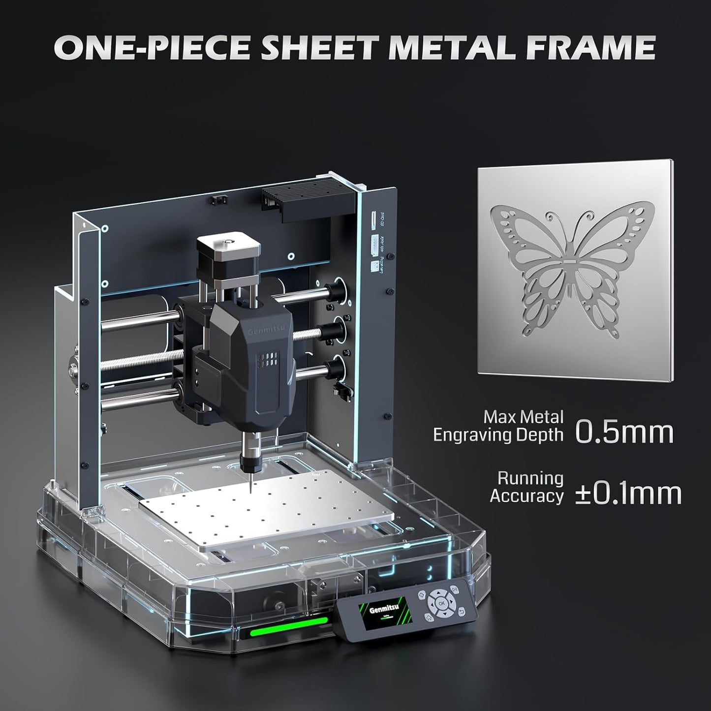 Cubiko CNC-Fräsmaschine für PCB und Weichmetall