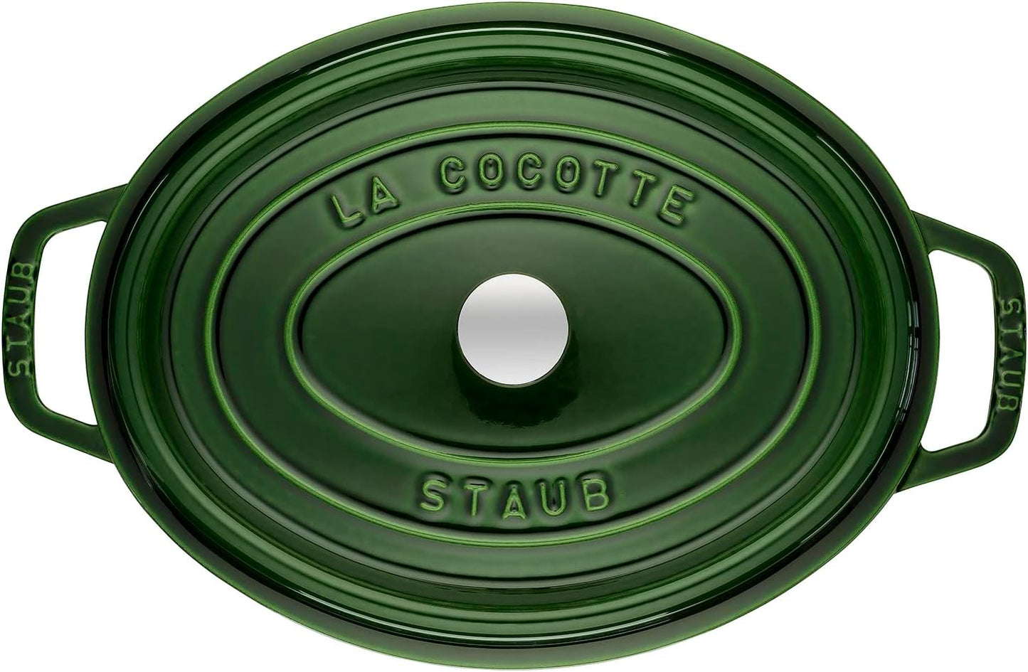Cocotte Bräter mit Deckel, 33 cm, 6.7 L Basilikum-Grün