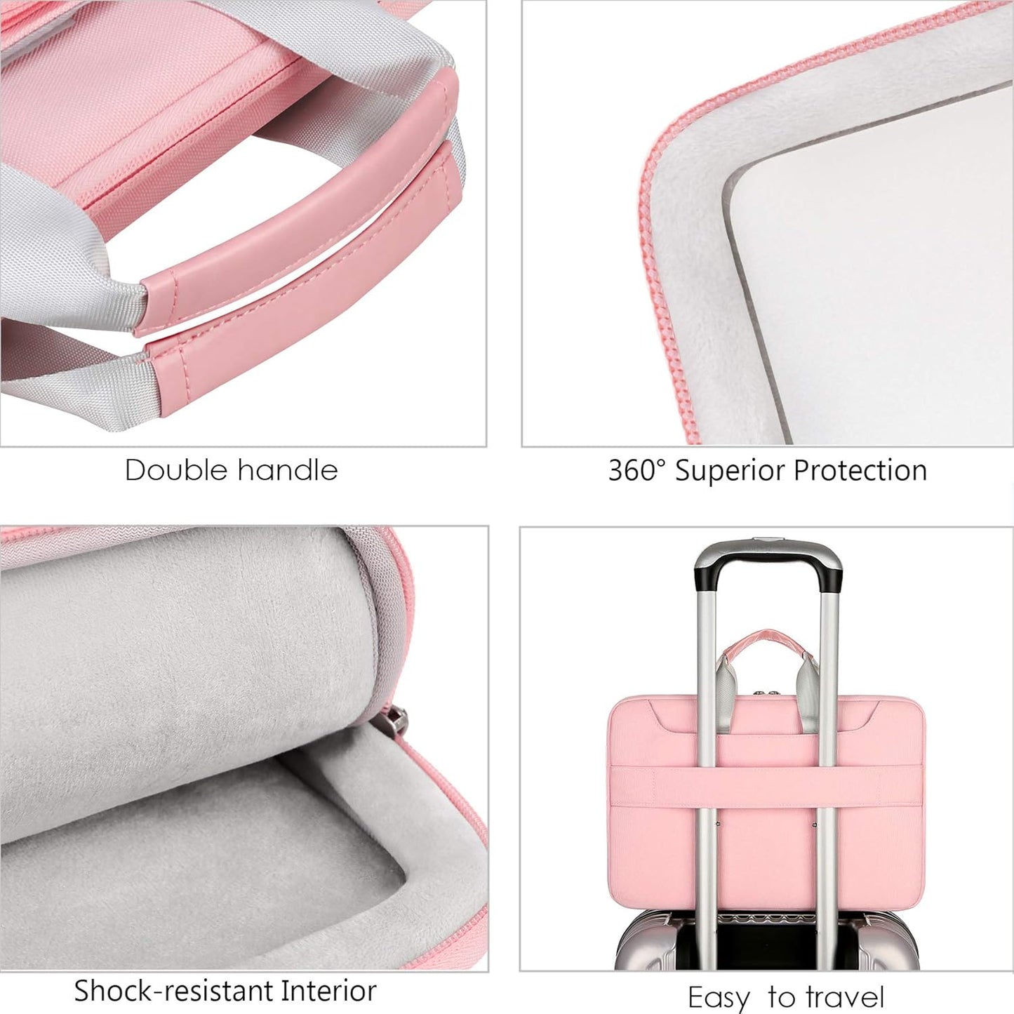 Wasserabweisende Laptoptasche, 13 Zoll Neu MacBook Air Pro Rosa