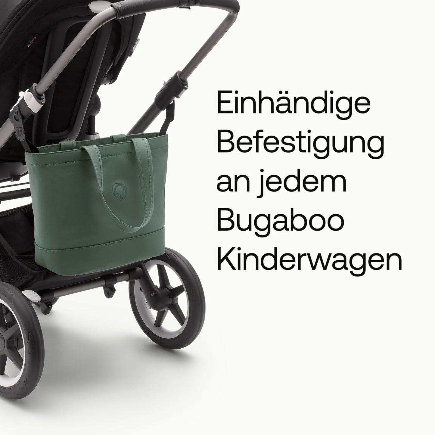 Wickeltasche mit Flaschenhalter, Forest Green