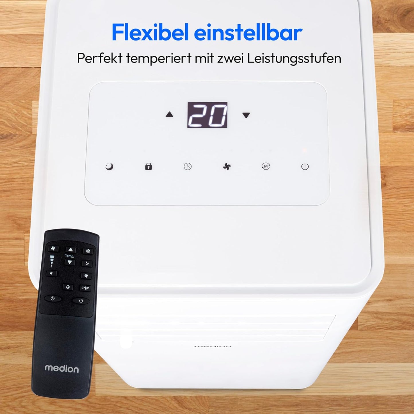 Mobile Klimaanlage, Fernbedienung 9.000 BTU, Standardlieferung