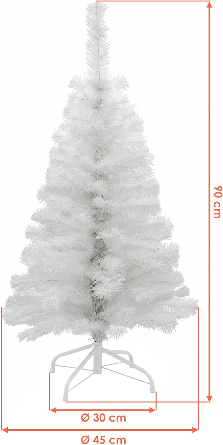 Künstlicher Weihnachtsbaum mit Ständer, 90 cm, 90 cm