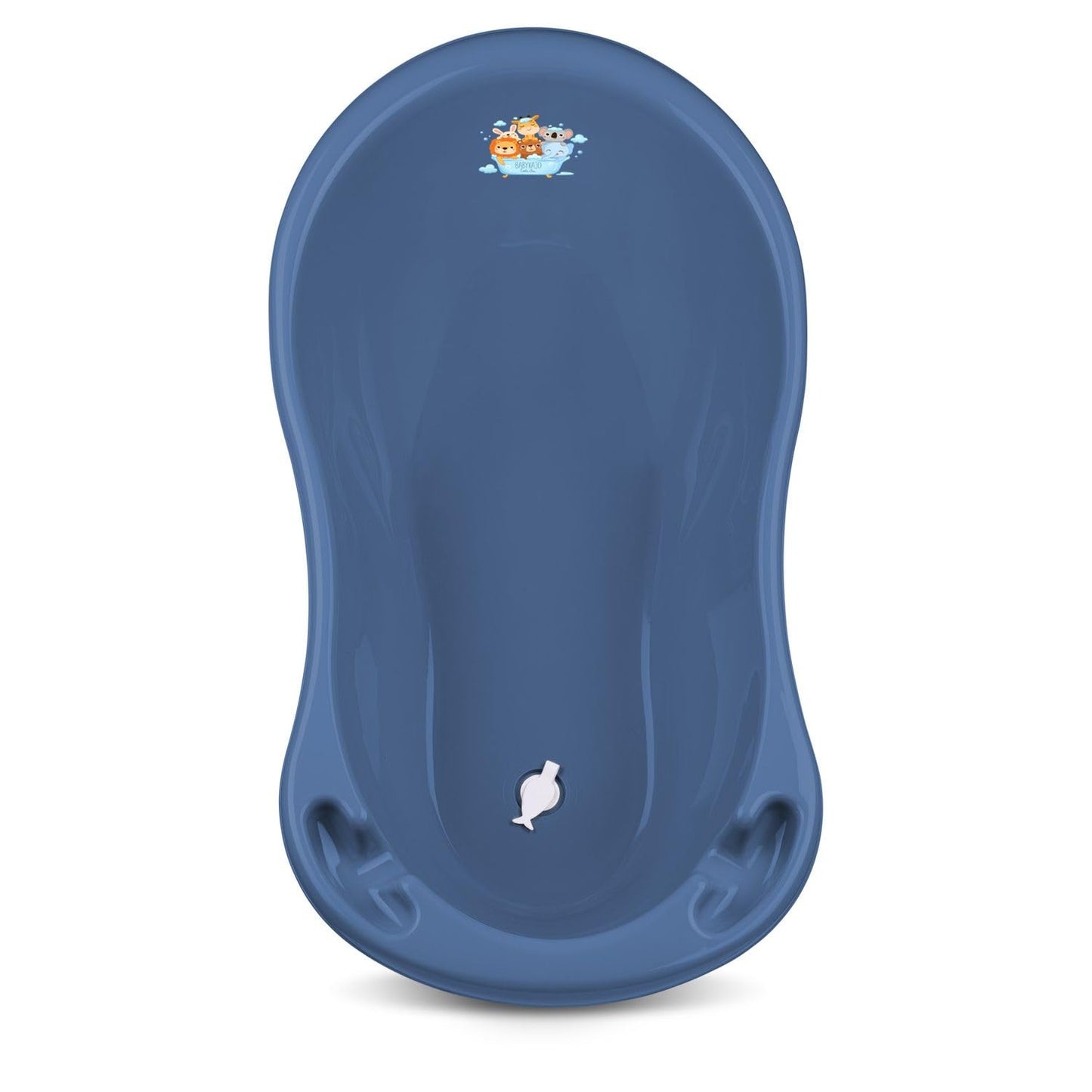 Babybadewanne mit Stöpsel, Friends dunkelblau 1 - Set