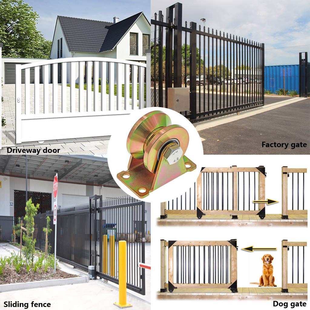 Laufrollen-Set für Schiebetore (4 Stück, 50 mm), 4 Pcs