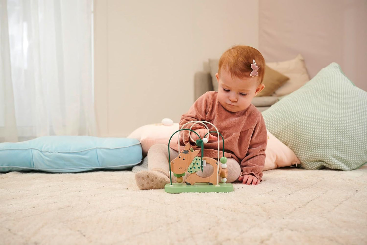 Baby Hipp Motorikschleife mit Eselmotiv
