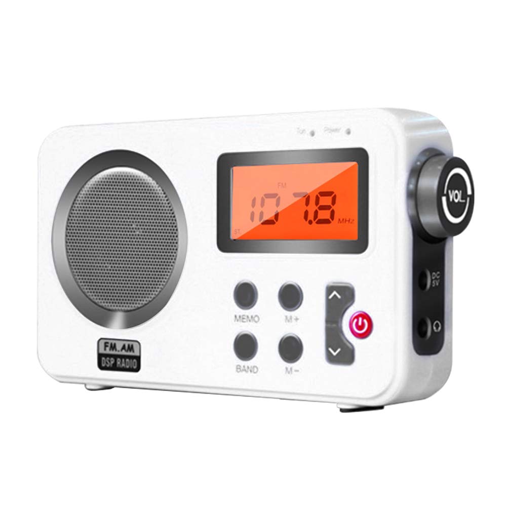 Tragbares Duschradio mit LCD & Kopfhörer-Anschluss, 5.91x1.38x3.54 inch