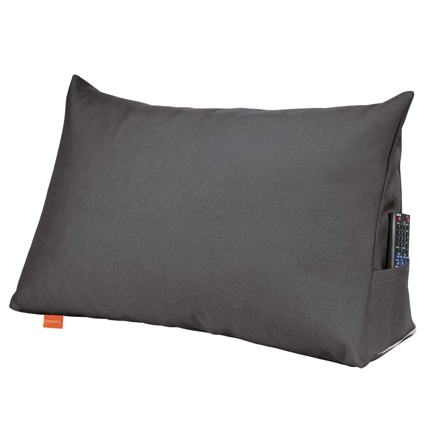 Keilkissen für Rücken und Sofa (70 cm breit), Dunkelgrau 70 x 40 x 20 cm