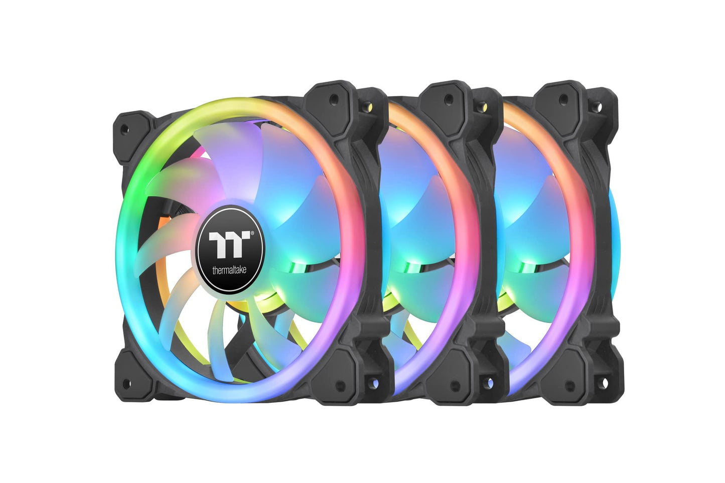 SWAFAN 14 RGB 140x140x25, Gehäuselüfter, RGB 140mm Black