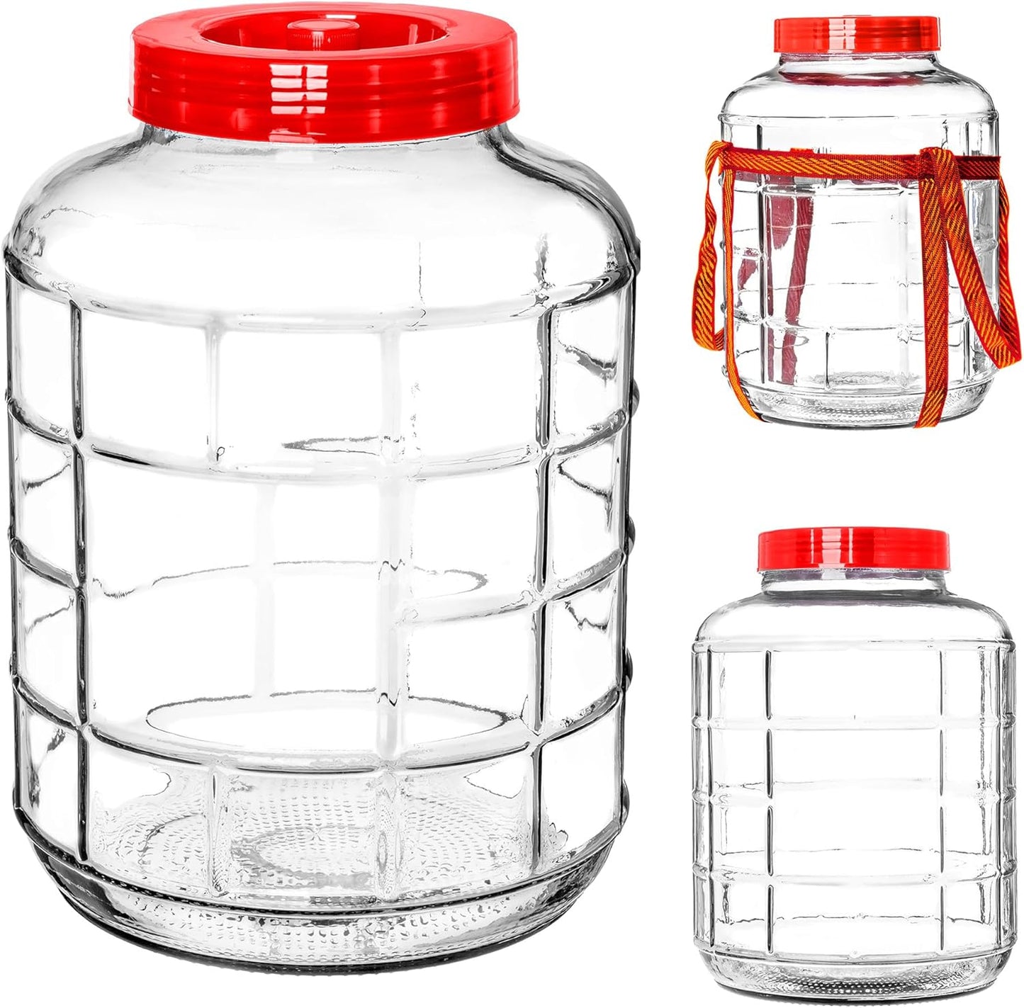 Gärbehälter mit Kunststoffdeckel, 5L