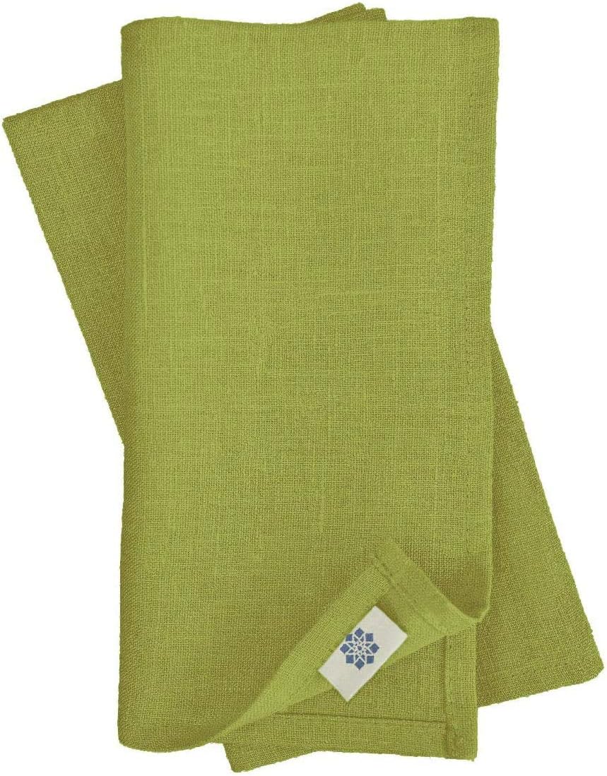 4-teiliges Stoffservietten-Set Hygge, Grün Servietten - 32 x 32cm