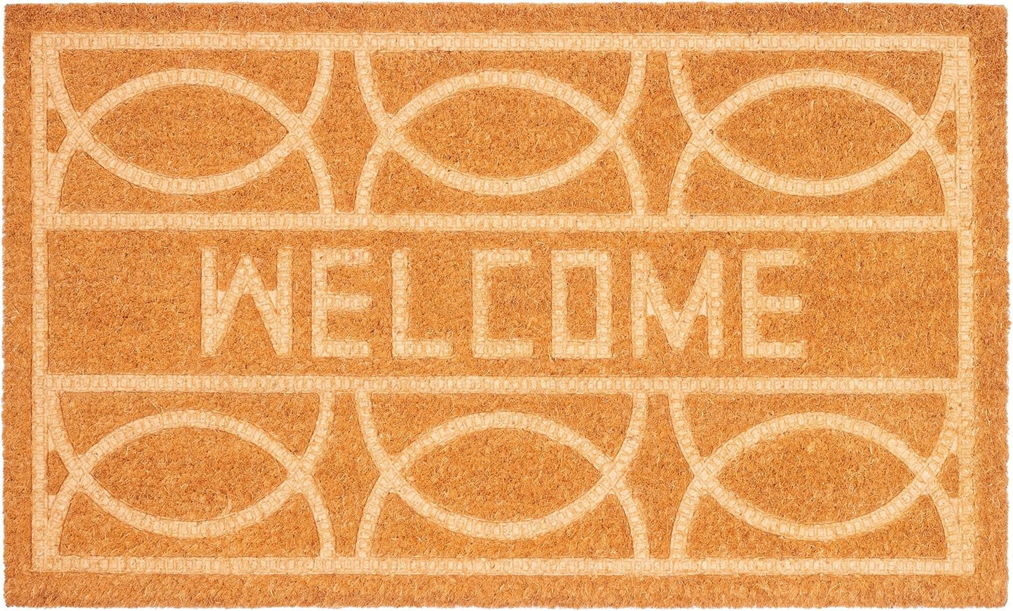 Antirutsch Fussmatte, Welcome mit Muster