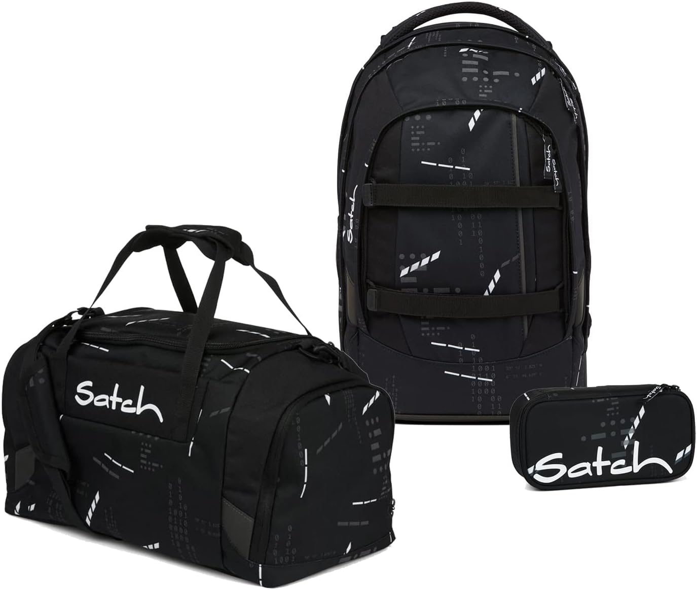 Schulrucksack Set, Ninja Matrix