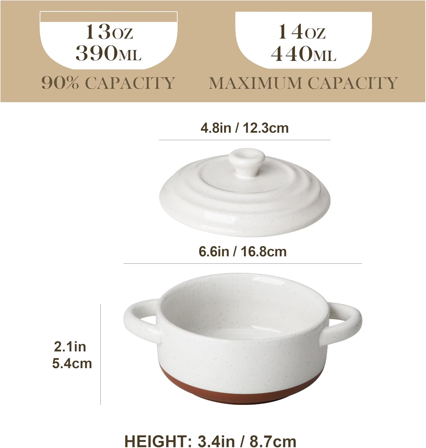 Mini Cocotte Auflaufform-Set, multi-color