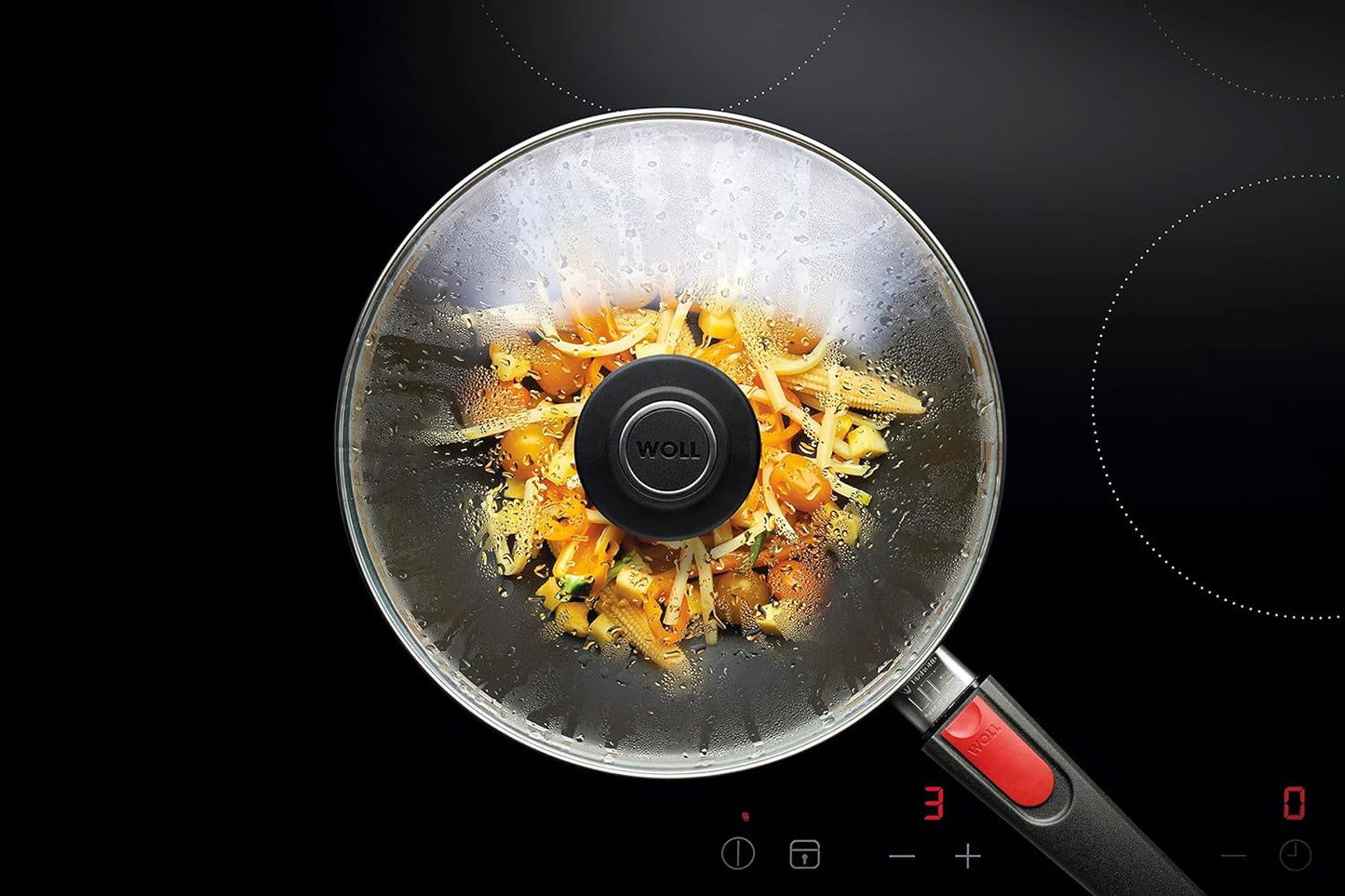 Diamond Lite Guss-Wok-und Rührpfanne, Ø 26 cm, 9 cm hoch