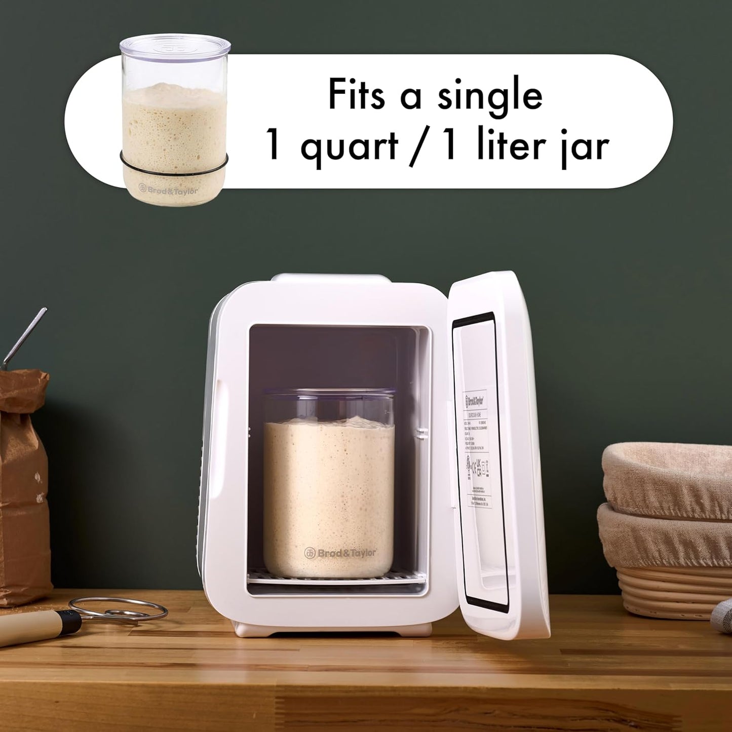 Wärmer für Sauerteig-Starter