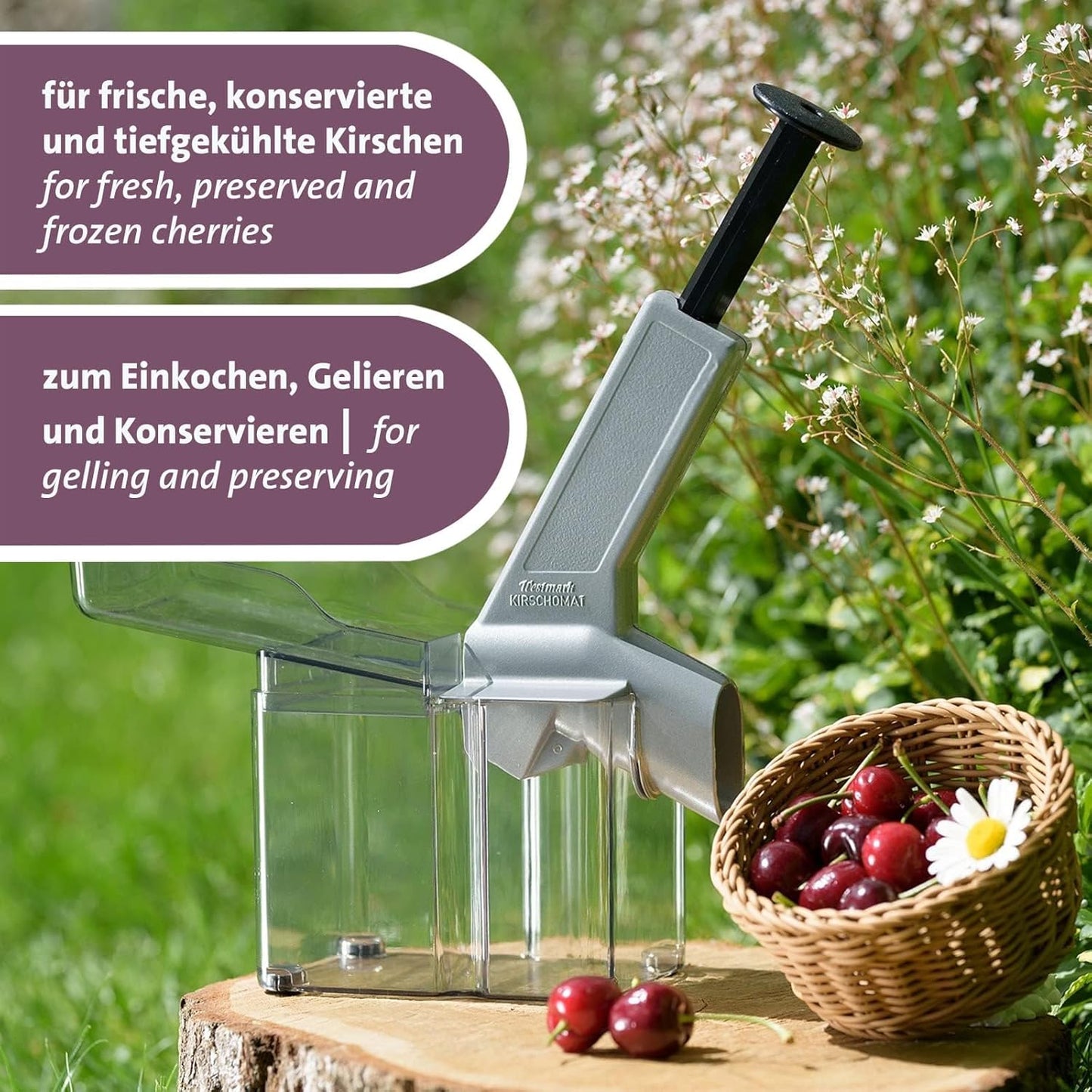 Kirschenentkerner mit grosser Kernkassette 40702260, Kirschomat Kirschomat