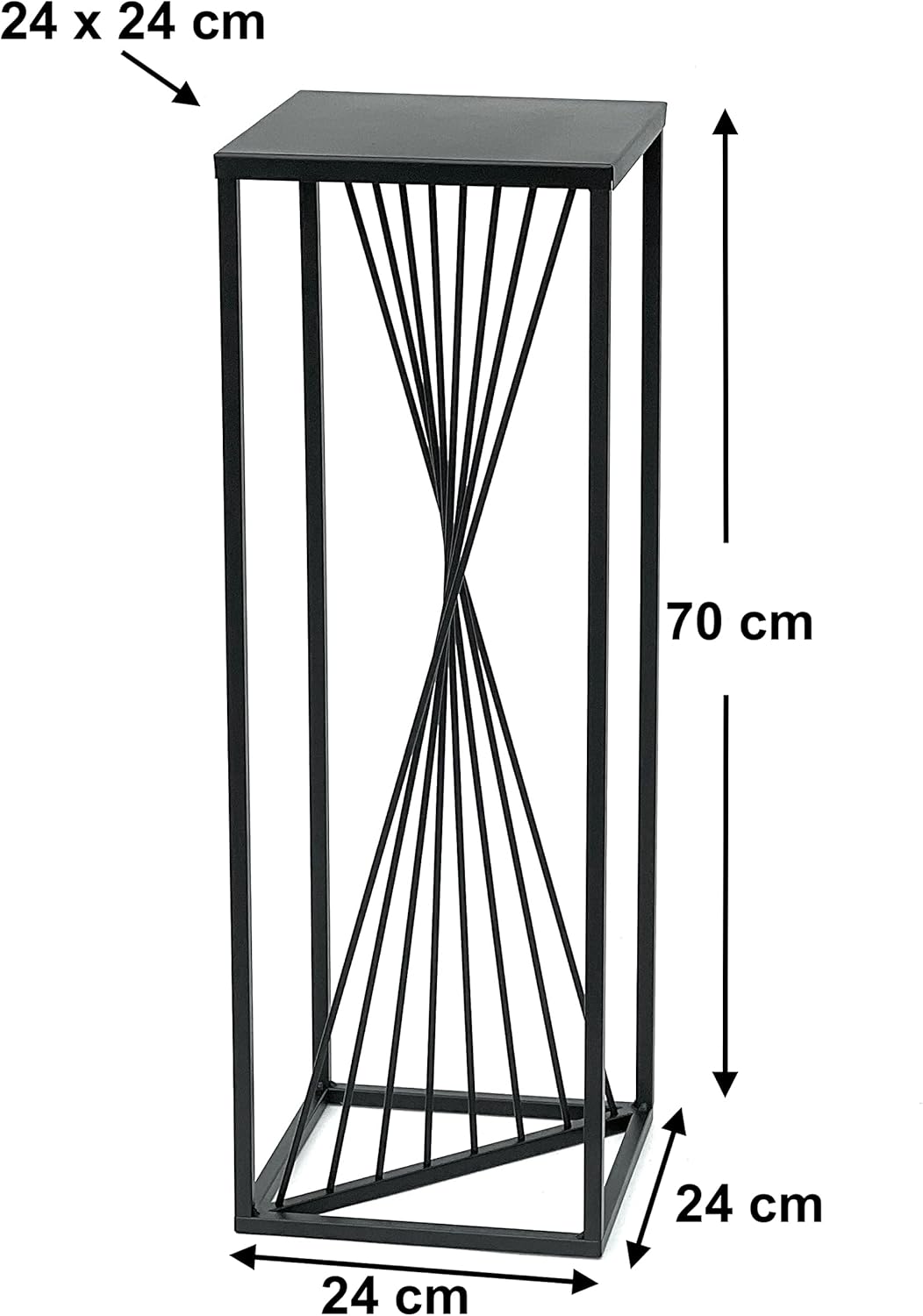 Eckiger Blumenhocker 9645857, 70 cm