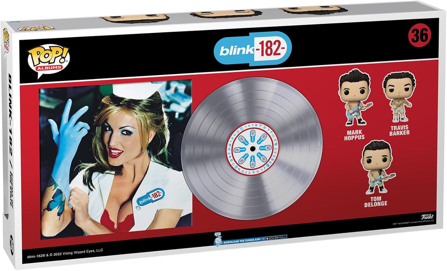 Albums Sammelfigur-Set: Rose - Mark Hoppus, Travis Barker & Tom Delonge